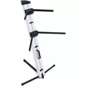 Ultimate Support Apex AX-48 Pro Plus 2-Tier Column Keyboard Stand with Mic Boom & Bag | Sweetwater