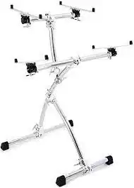 Gibraltar GKS-KT76 Key Tree 2-Tier Keyboard Stand - Chrome | Sweetwater