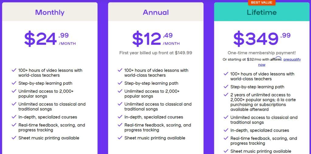 pricing plans