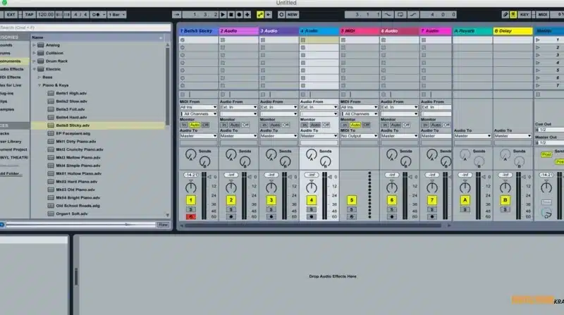 my Ableton daw